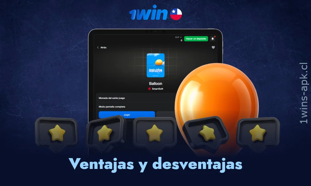 La popularidad del juego se debe a algunas ventajas de 1win Balloon